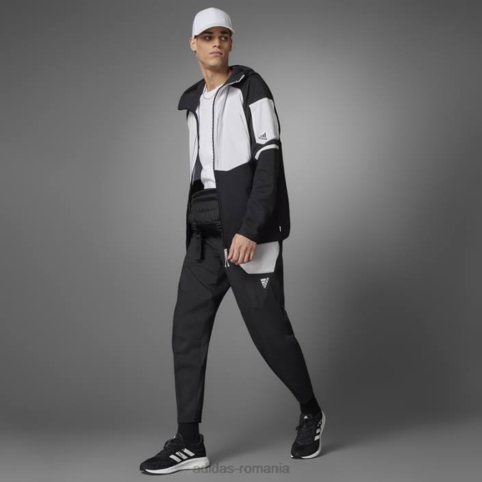 Adidas tricou negru d4m bărbați negru/gri liniuță 2JBN14813