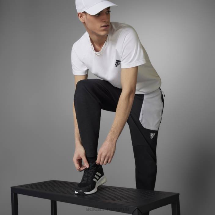 Adidas tricou negru d4m bărbați negru/gri liniuță 2JBN14813