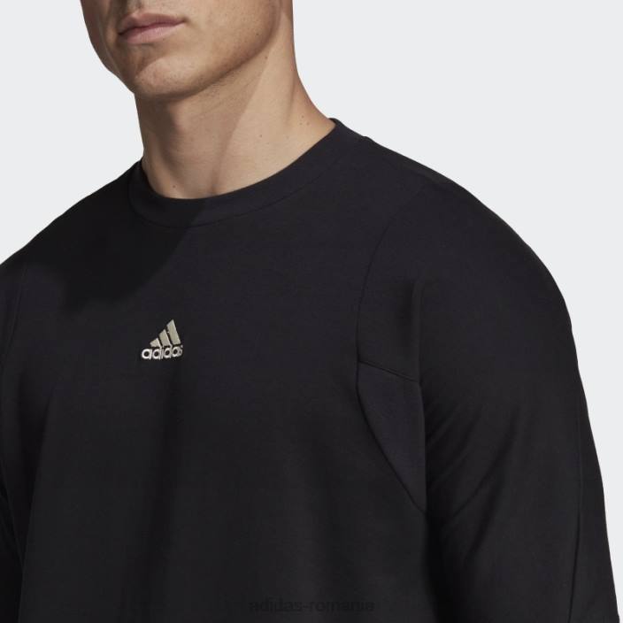 Adidas tricou negru studio adidas bărbați negru 2JBN6699