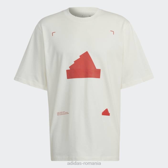 Adidas tricou supradimensionat fashion alb bărbați alb 2JBN7086
