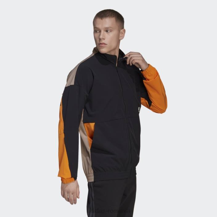 Adidas trvl ventilation track top negru bărbați negru 2JBN15020