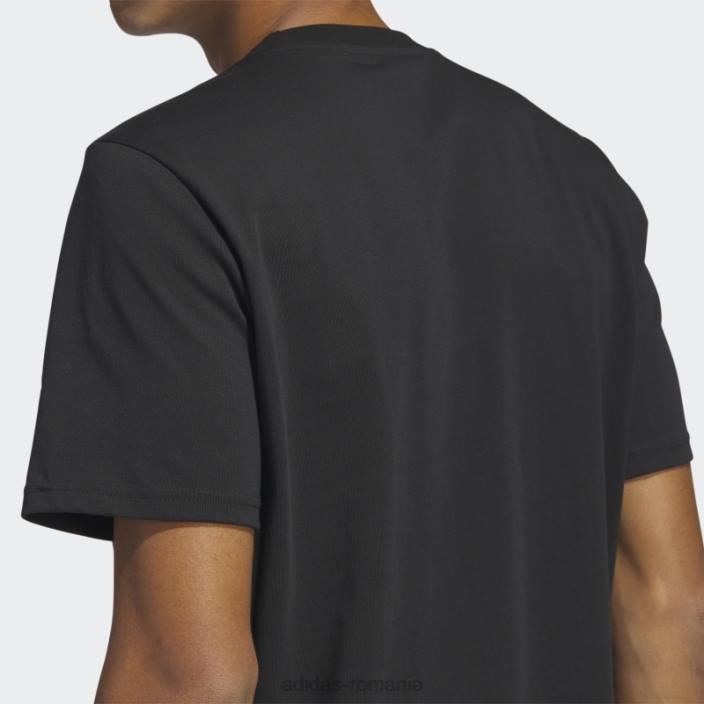Adidas umplutură cu pix cu logo negru - tricou grafic adidas bărbați negru 2JBN891