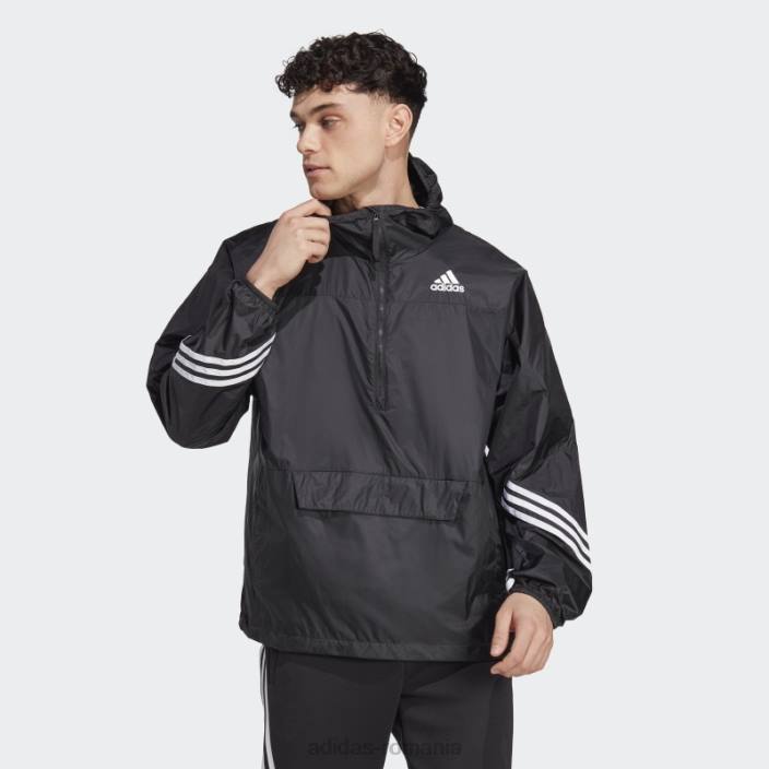 Adidas vânt negru.rdy anorac cu glugă bărbați negru 2JBN14453