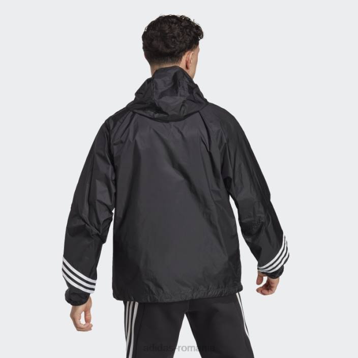 Adidas vânt negru.rdy anorac cu glugă bărbați negru 2JBN14453