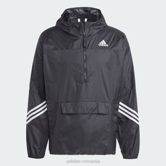 Adidas vânt negru.rdy anorac cu glugă bărbați negru 2JBN14453