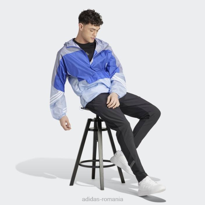 Adidas vânt.rdy anorac cu glugă albastru zori bărbați albastru zori/albastru/violet argintiu 2JBN14456