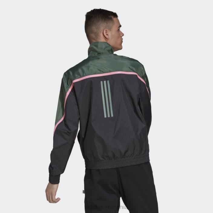 Adidas verde oxid x-city track top bărbați oxid verde/carbon 2JBN7331