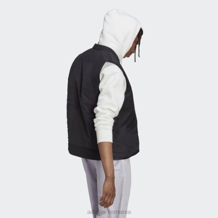Adidas vestă puf neagră fierbinte bărbați negru 2JBN953