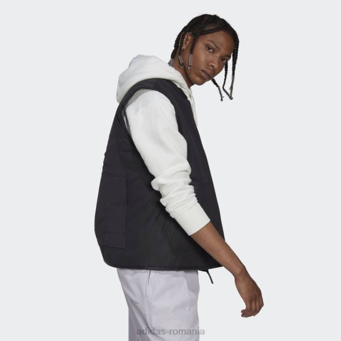 Adidas vestă puf neagră fierbinte bărbați negru 2JBN953