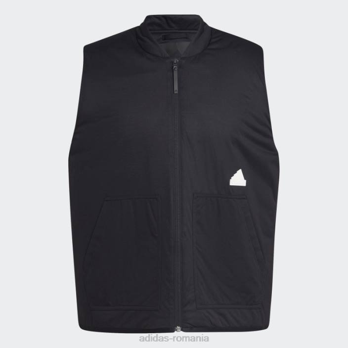 Adidas vestă puf neagră fierbinte bărbați negru 2JBN953