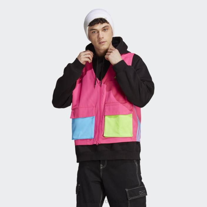 Adidas vesta utilitare kidcore roz soc fierbinte bărbați roz șoc 2JBN5139