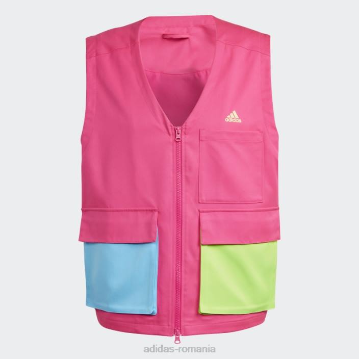 Adidas vesta utilitare kidcore roz soc fierbinte bărbați roz șoc 2JBN5139