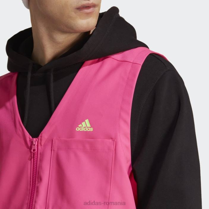 Adidas vesta utilitare kidcore roz soc fierbinte bărbați roz șoc 2JBN5139