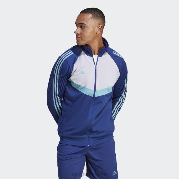 Adidas victory blue tiro track top bărbați albastru victorie 2JBN13733