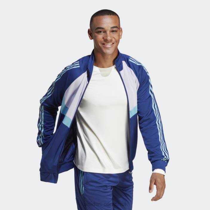 Adidas victory blue tiro track top bărbați albastru victorie 2JBN13733