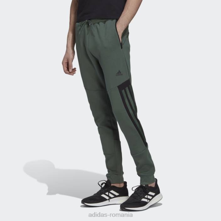 Adidas viitor iconi pantaloni 3 dungi oxid verde adidas bărbați oxid verde 2JBN6702