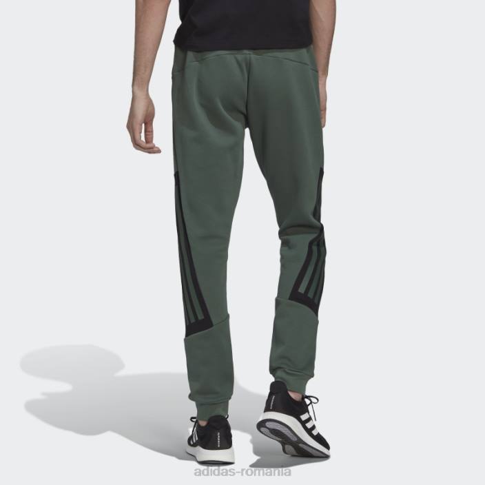 Adidas viitor iconi pantaloni 3 dungi oxid verde adidas bărbați oxid verde 2JBN6702