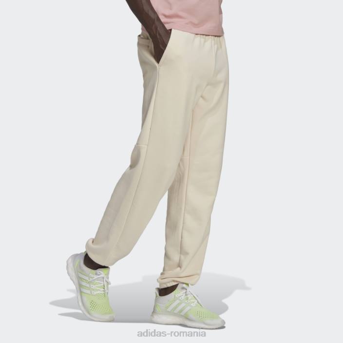 Adidas viitor icons pantaloni albi adidas bărbați alb 2JBN7026