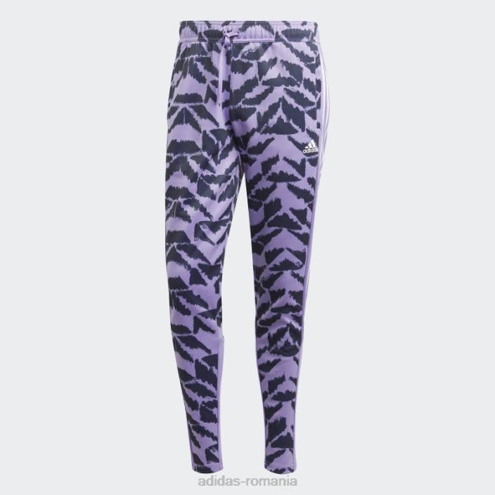 Adidas violet tiro costum-up lifestyle pantaloni sport adidas bărbați violet 2JBN879
