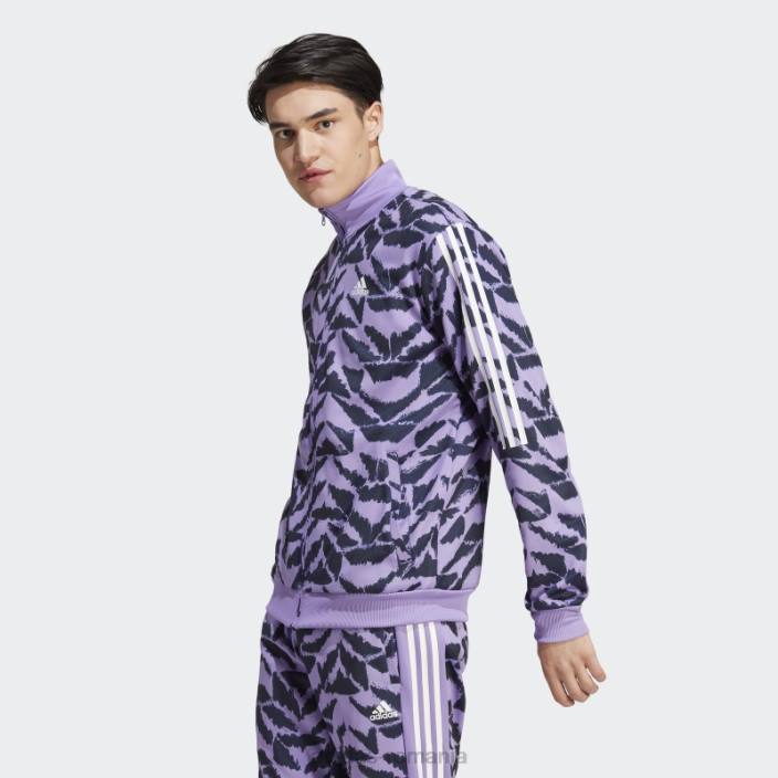 Adidas violet tiro costum-up trening top adidas bărbați violet 2JBN13539
