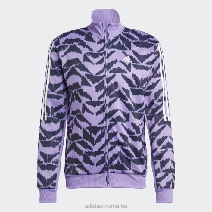Adidas violet tiro costum-up trening top adidas bărbați violet 2JBN13539
