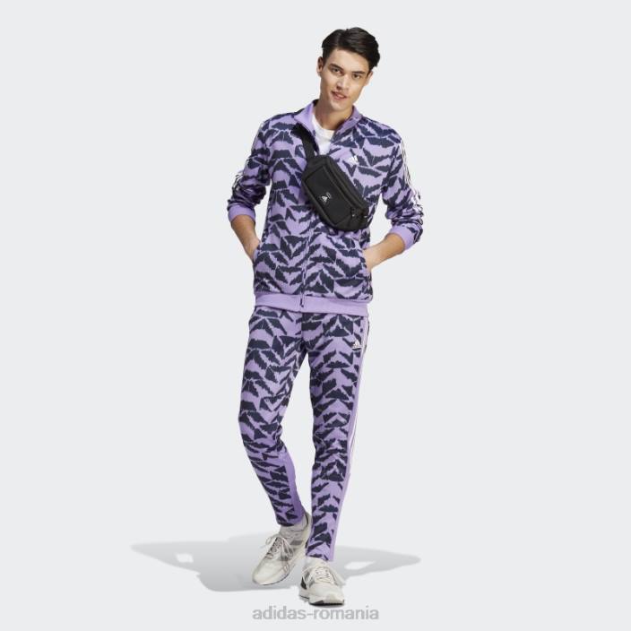 Adidas violet tiro costum-up trening top adidas bărbați violet 2JBN13539