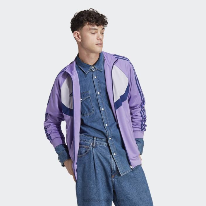 Adidas violet tiro track top bărbați violet 2JBN13426