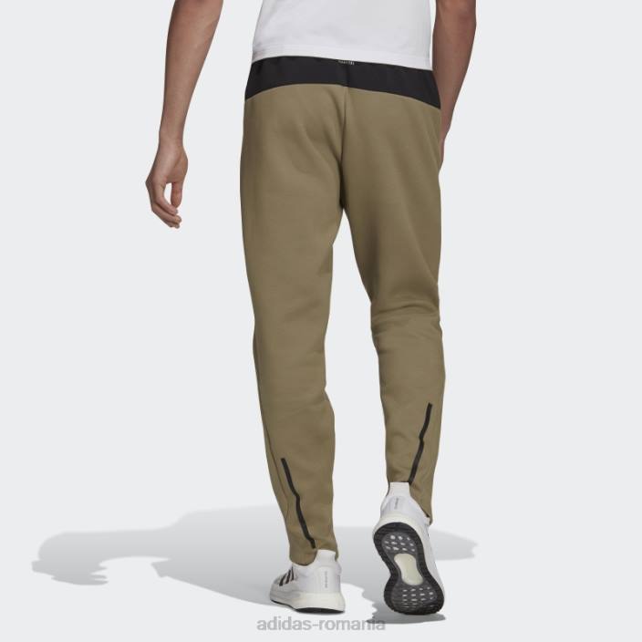 Adidas z.n.e. pantaloni de trening sport orbita verde fierbinte bărbați orbita verde 2JBN14676