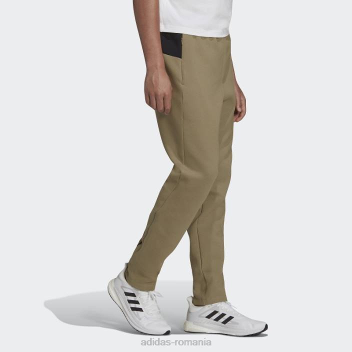 Adidas z.n.e. pantaloni de trening sport orbita verde fierbinte bărbați orbita verde 2JBN14676