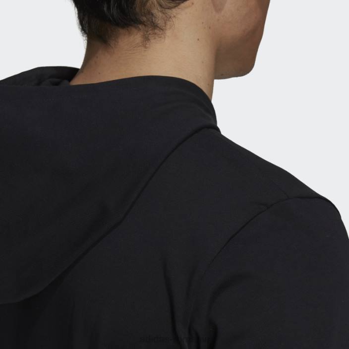 Adidas hanorac cu logo essentials negru adidas bărbați alb negru 2JBN5400