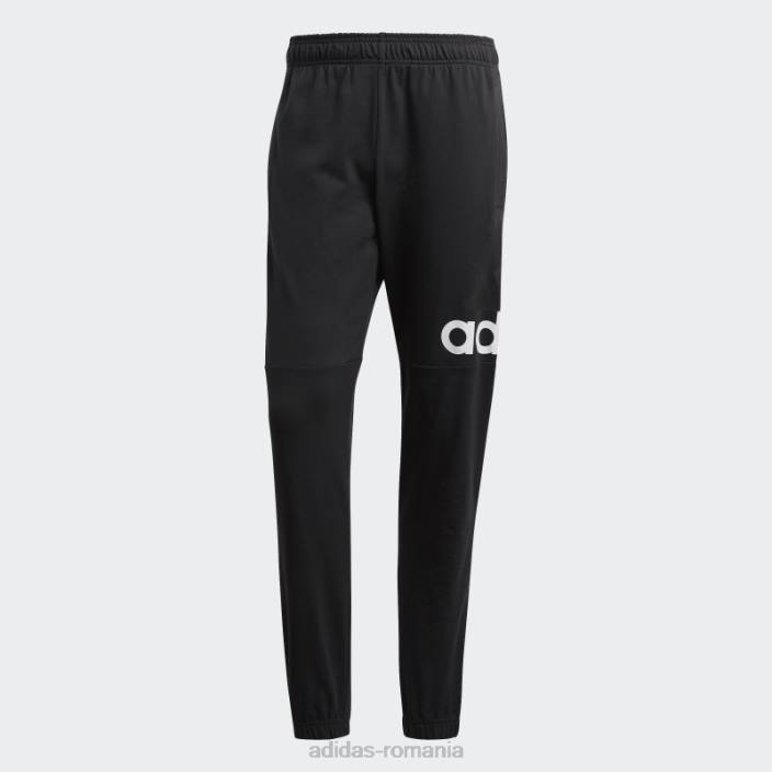 Adidas pantaloni de performanță cu logo negru adidas bărbați alb negru 2JBN6780