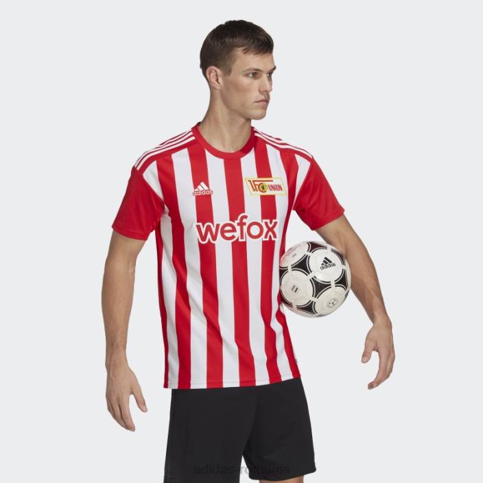 Adidas 1. fc union berlin tricou acasă 22/23 roșu bărbați roșu 2JBN13586