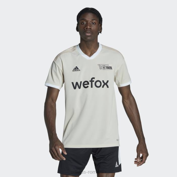 Adidas 1. tricou deplasare fc union berlin 22/23 ivory bărbați fildeş 2JBN13397