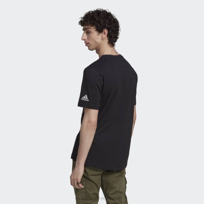 Adidas Cupa Mondială FIFA 2022 tricou grafic negru bărbați negru 2JBN800