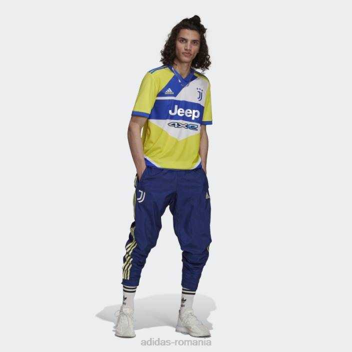 Adidas Juventus 21/22 al treilea tricou hi-res albastru bărbați galben șoc/albastru de înaltă rezoluție 2JBN14990