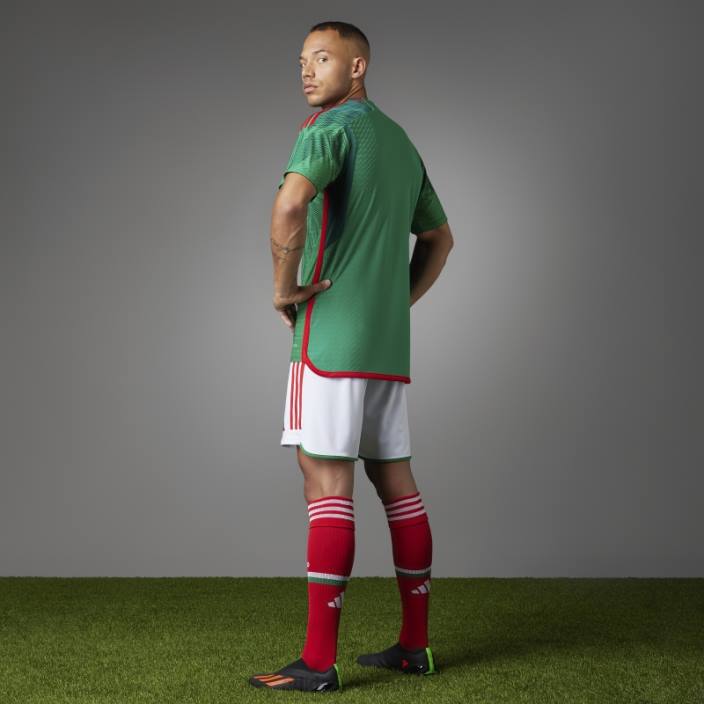 Adidas Mexic 22 acasă tricou autentic verde bărbați verde 2JBN5582