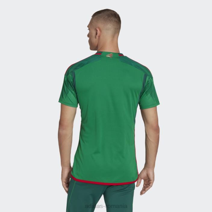 Adidas Mexic 22 tricou acasă verde fierbinte bărbați verde 2JBN5479