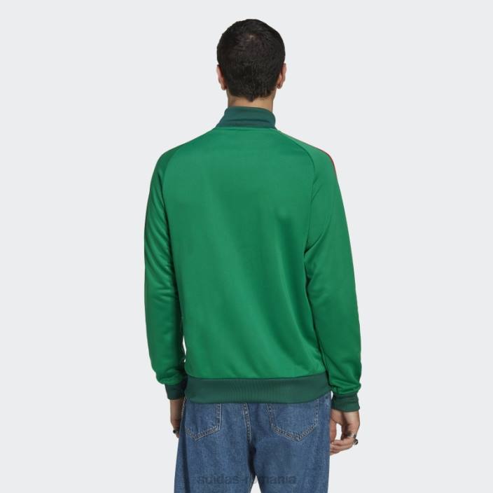 Adidas Mexic 3 dungi sport top verde bărbați verde 2JBN6062