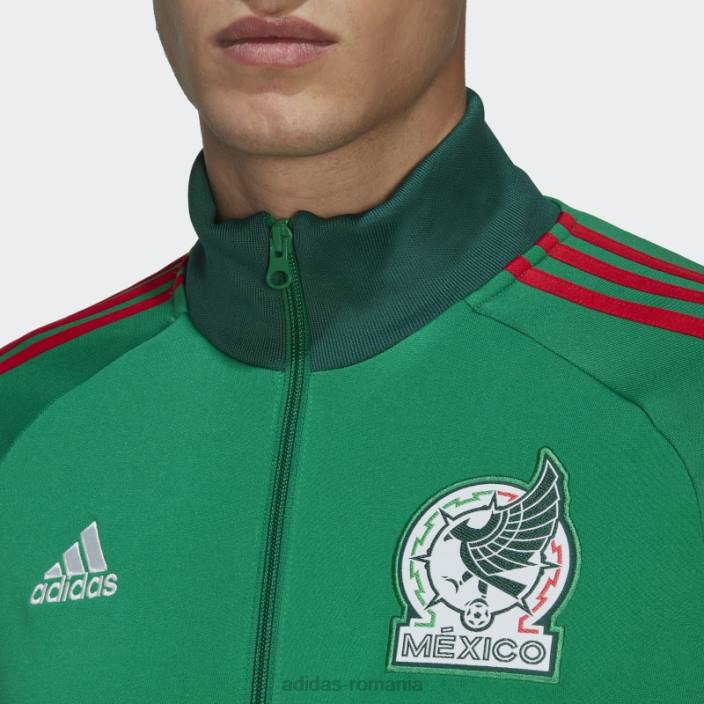 Adidas Mexic 3 dungi sport top verde bărbați verde 2JBN6062