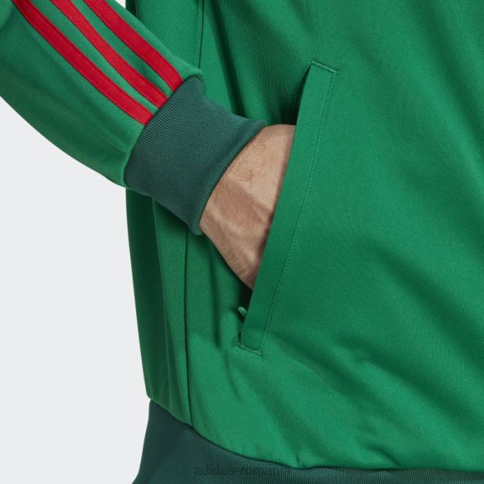 Adidas Mexic 3 dungi sport top verde bărbați verde 2JBN6062