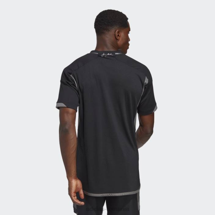 Adidas Nashville sc 23/24 deplasare tricou autentic negru bărbați negru 2JBN13244