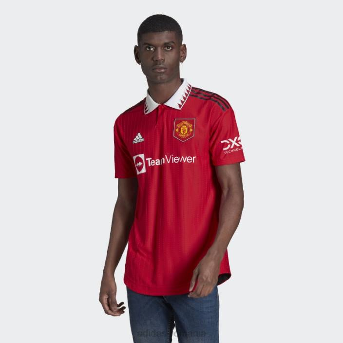 Adidas Real Red Manchester United 22/23 home tricou autentic adidas bărbați roșu adevărat 2JBN13101