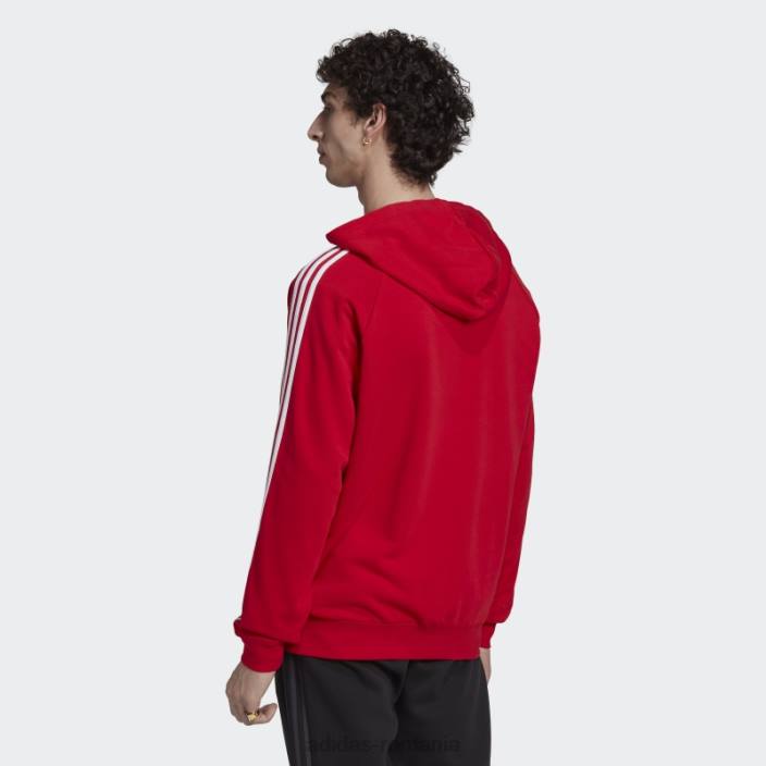 Adidas Scarlet arsenal dna 3-stripes hanorac cu fermoar complet adidas bărbați stacojiu 2JBN13455