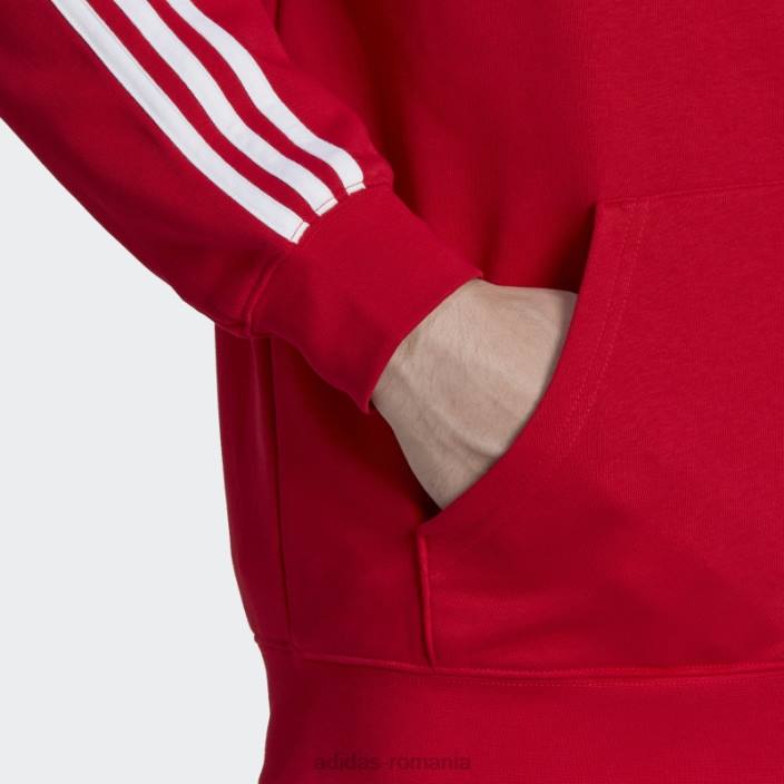 Adidas Scarlet arsenal dna 3-stripes hanorac cu fermoar complet adidas bărbați stacojiu 2JBN13455