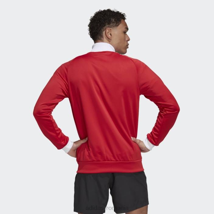 Adidas Top de sport cu 3 dungi manchester united roșu real bărbați roșu adevărat 2JBN13463