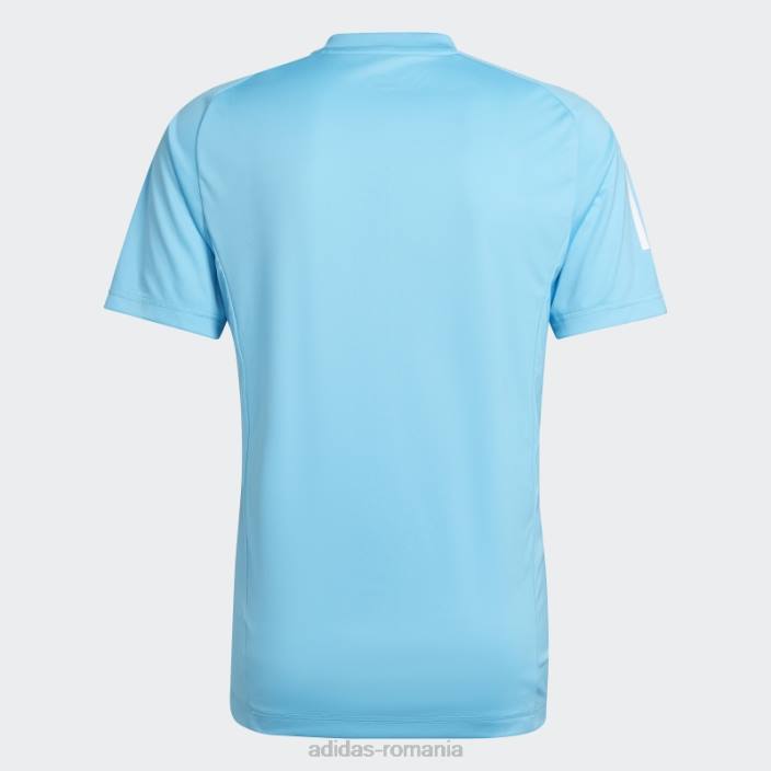 Adidas Tricou grafic sky rush tiro 23 pro cu mânecă scurtă bărbați papură a cerului 2JBN7145