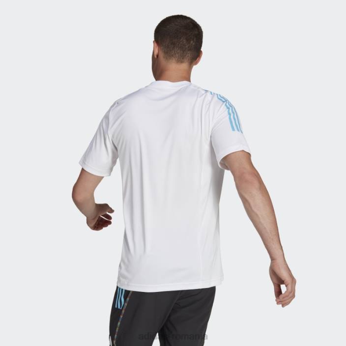 Adidas Tricou grafic tiro 23 pro cu mânecă scurtă alb adidas bărbați alb 2JBN7188