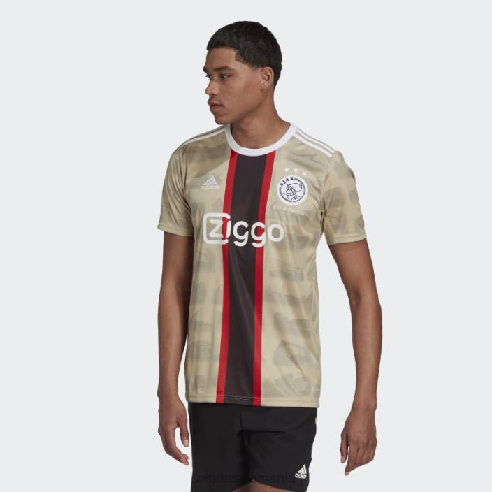Adidas ajax amsterdam x cotidianul 22/23 tricou al treilea savanna bărbați savană 2JBN811