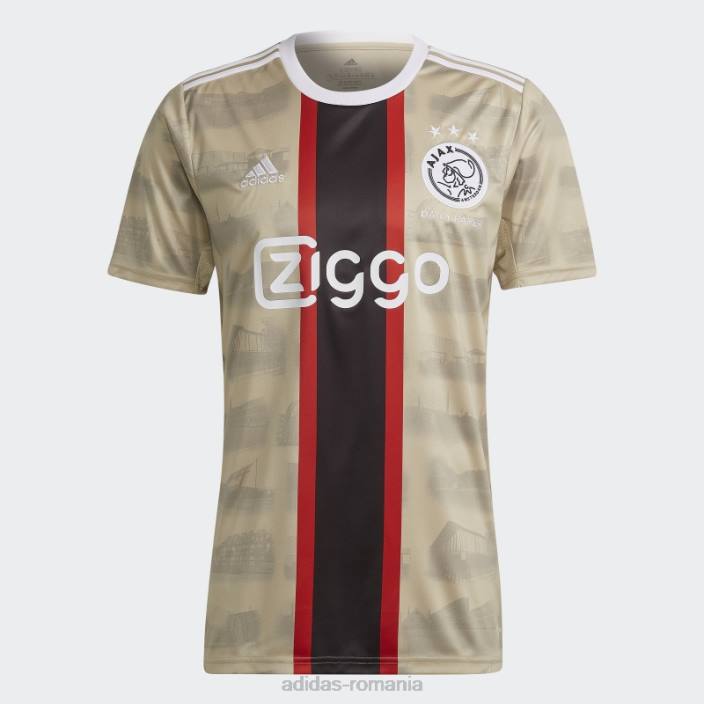 Adidas ajax amsterdam x cotidianul 22/23 tricou al treilea savanna bărbați savană 2JBN811
