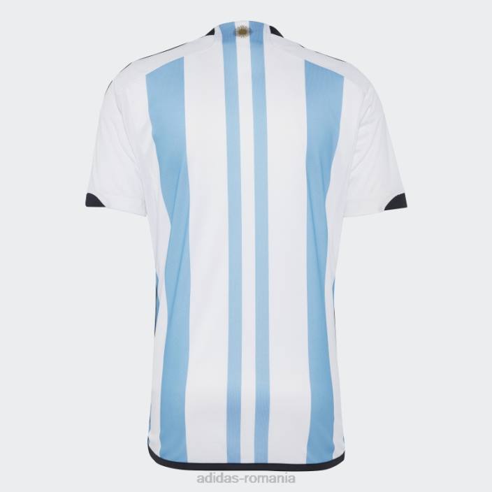 Adidas alb argentina 22 câștigători tricou acasă bărbați bărbați alb/albastru deschis 2JBN13582